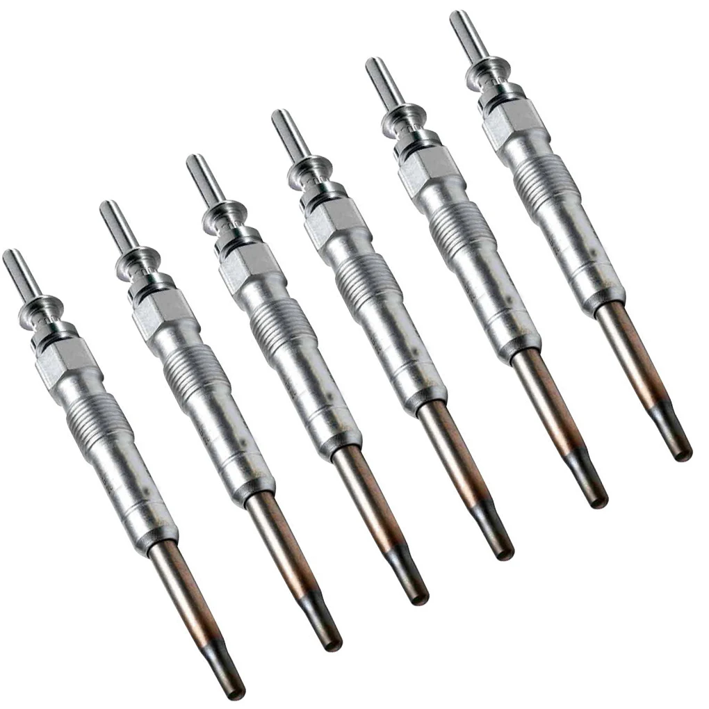 

6PCS Set Replacement for 330d 335d 525d 530d 535d X5 X6 Diesel Heater Glow Plugs 12237786869 0250402002