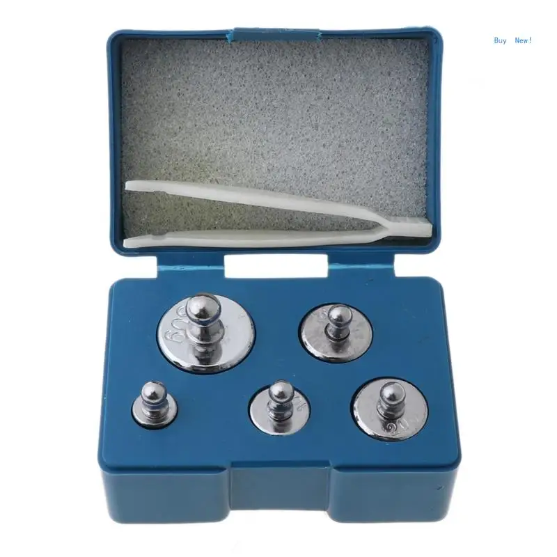 

5Pcs 105 Grams Calibration Scale Weight Digital Set 5g 10g 2x20g 50g