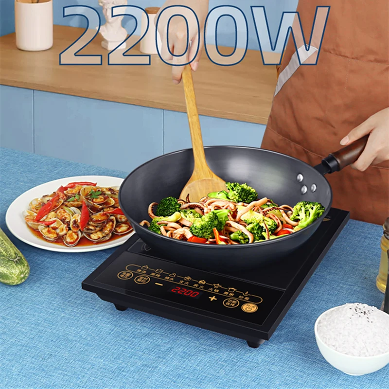 

2000W high-power induction cooker household energy-saving multi-function cooking hot pot integrated intelligent induction cooker