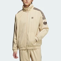 Adidas véritable trois rayures hommes et femmes classique ample col montant veste JL8399 3