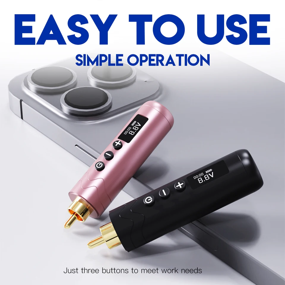 ミニワイヤレスタトゥーマシン用充電式LCDマスト,タトゥー用,ヘアケア