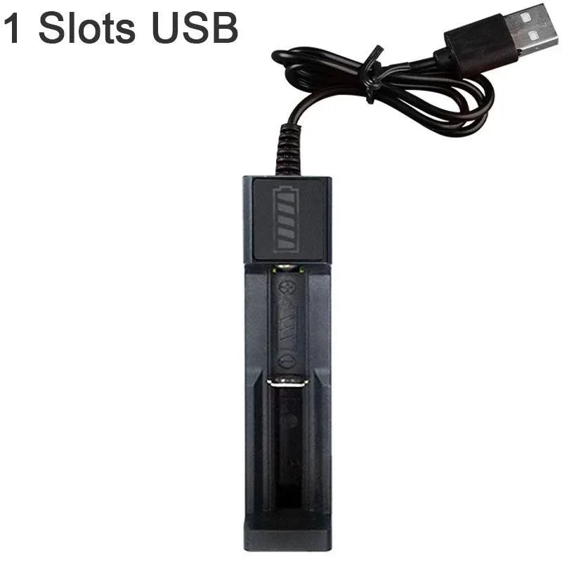 Multi-Slot Lithium Battery Charger for Rechargeable Batteries