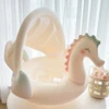 Children's Inflatable Seahorse Float, Adults With Handle Swimming Ring Seat, Women's Summer Swimming Pool Float Beach Water Part 5