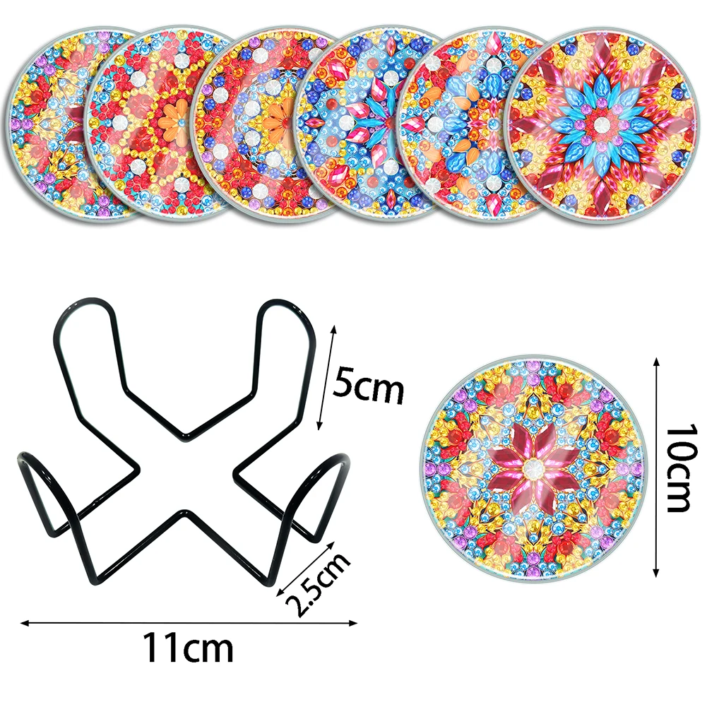 Acrylic Diamond Coasters Butterfly Design DIY Washable