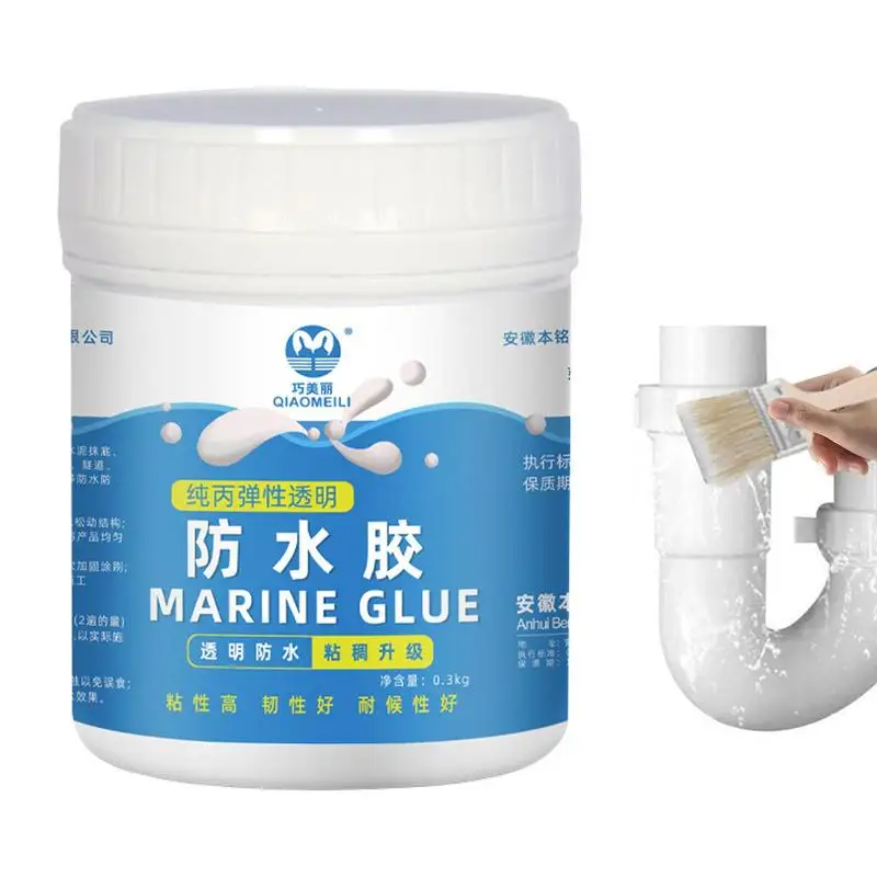 Sigillante Per Colla Impermeabile Colla Trasparente Anti-Perdite 300G Agente Di Rivestimento Per Tetto Trasparente Per Angoli Pareti Tetti Crepe