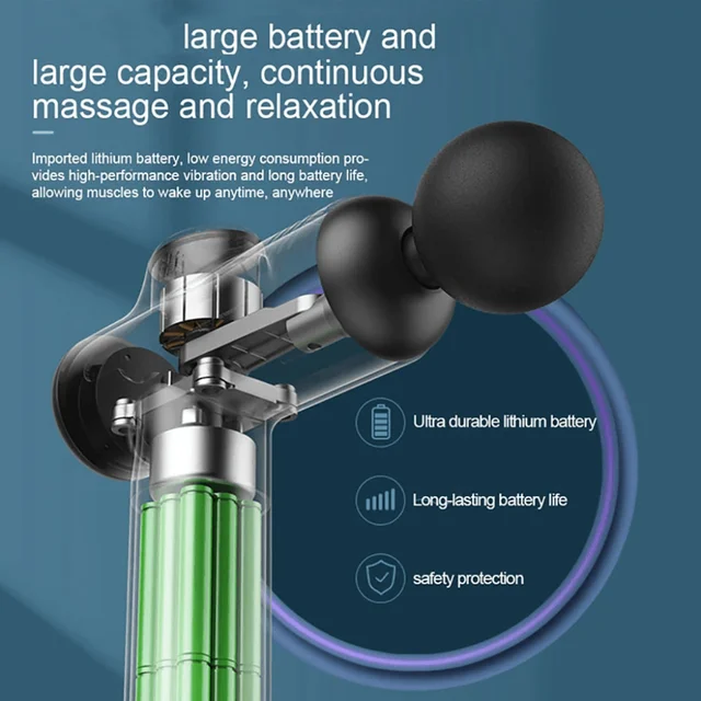 99 Level Massage Gun Fascia Deep Muscle Relax Body Neck Massager Electric Fitness Equipment Noise Reduction Male Female 3