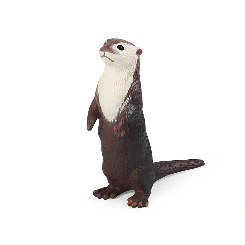 

Simulation Solid Model Otter Plastic Solid Toy Ornaments Children's Science and Education Wild Animals