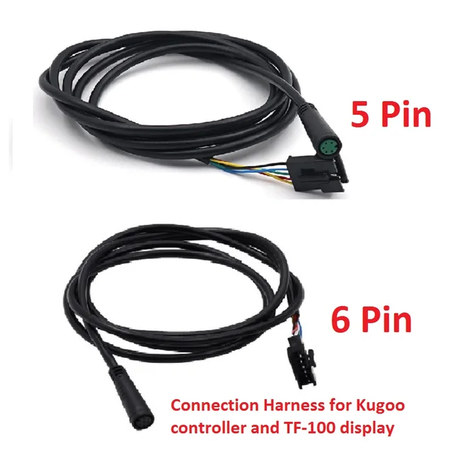 Display LCD Per Scooter Elettrico KUGOO M4/M4 Pro - Pannello 48V TF-100 A 6 Pin - Controllo Velocit&agrave; E Batteria