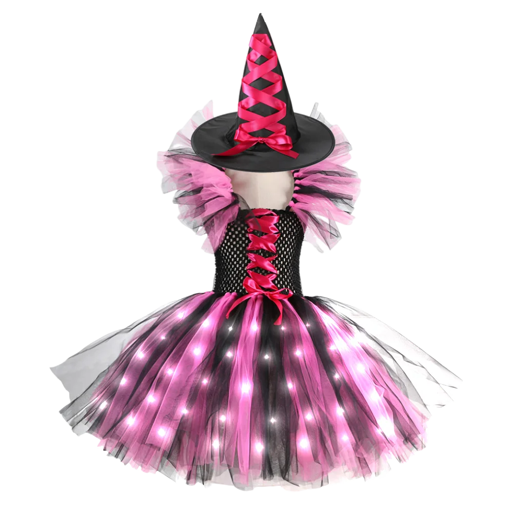 Byhsoep Costume da maleficent per bambini e ragazze, costume da corna