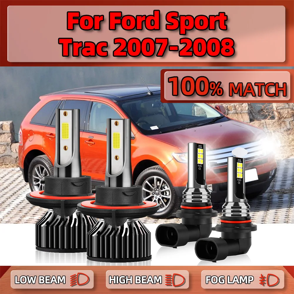 

LED Car Headlight Bulbs 240W 40000LM Auto Lamps 12V 6000K White CSP Chips Fog Light For Ford Explorer Sport Trac 2007 2008