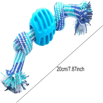 Playful and Healthy Blue Dog Chew Toy Promotes Fun Biting Experience - Durable Molar Toy Ideal for Dogs - Cute Toy with Soft Tee 4