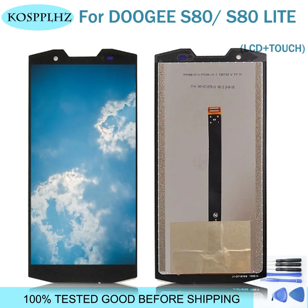 Original 5.99inches LCD For DOOGEE S80 / LITE Display Touch Screen assembly for S 80 +tools |