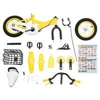 Vélo pour enfants de 12 pouces, vélo pour garçons et filles avec roues stabilisatrices, cadre robuste, frein de sécurité, siège confortable, cyclisme en plein air 5