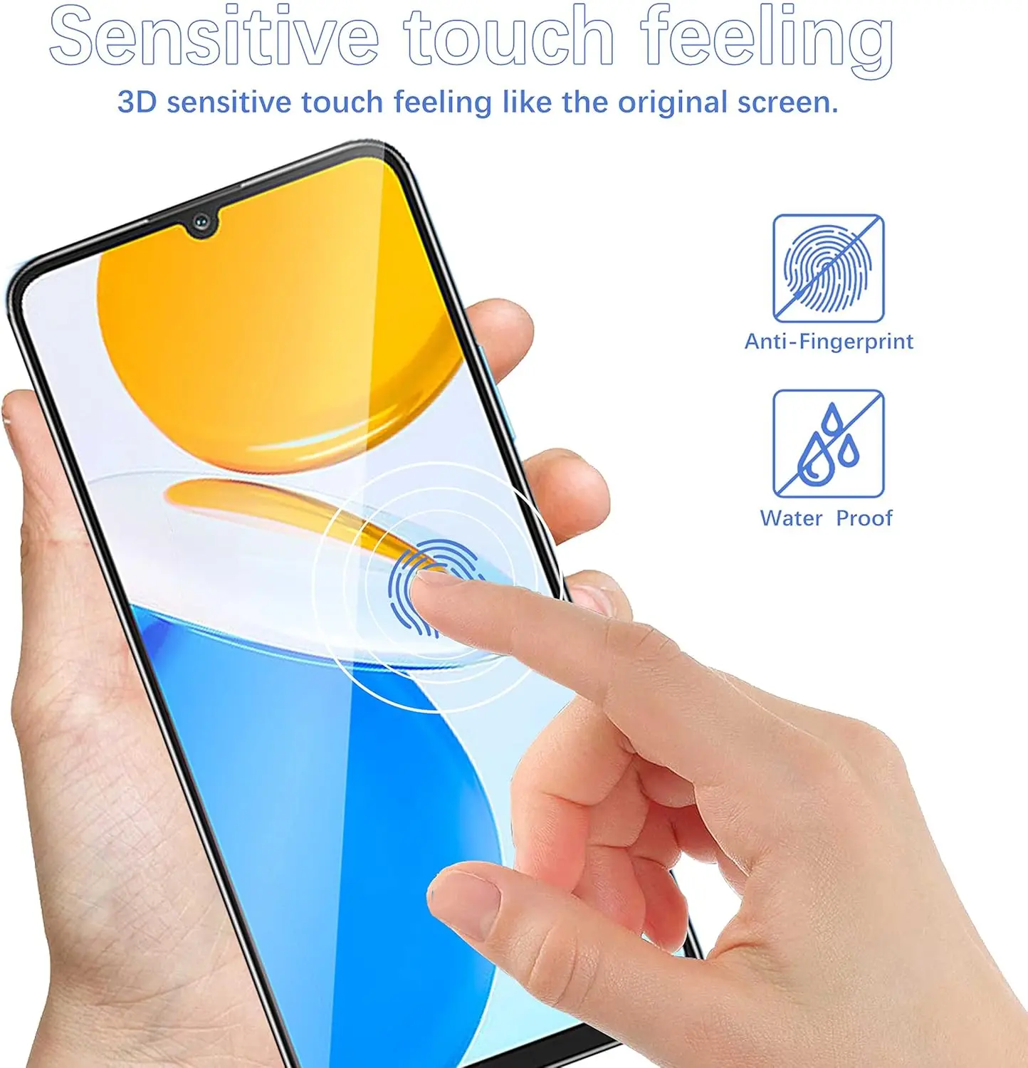 Premium Tempered Glass Screen Protector Film - 1/4 Pack