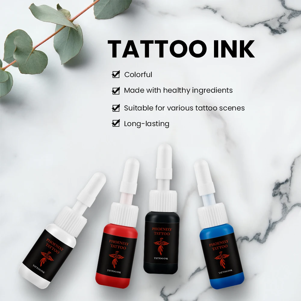 ink tattoo conjunto pigmento de tatuagem profissional kit maquiagem beleza tattoo supplies de arte do corpo