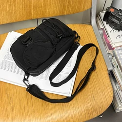 Versatile Workwear Crossbody Bag - Lightweight Multifunctional Chest and Mobile Holder (Black)
