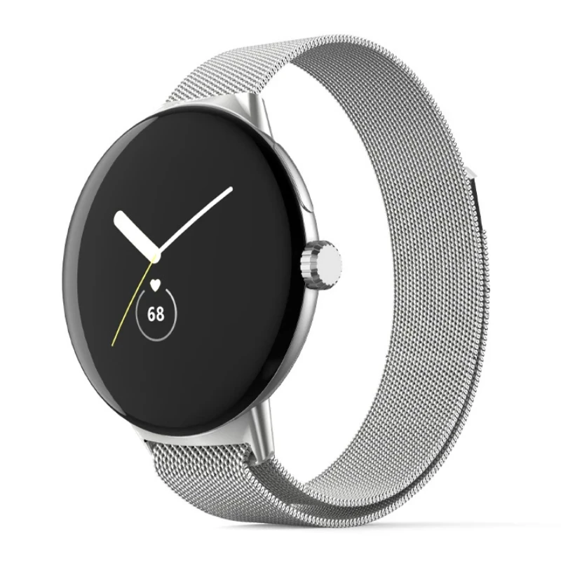 Enhanced Product Title:  
Stainless Steel Milanese Loop Bracelet - Metal Magnetic Strap