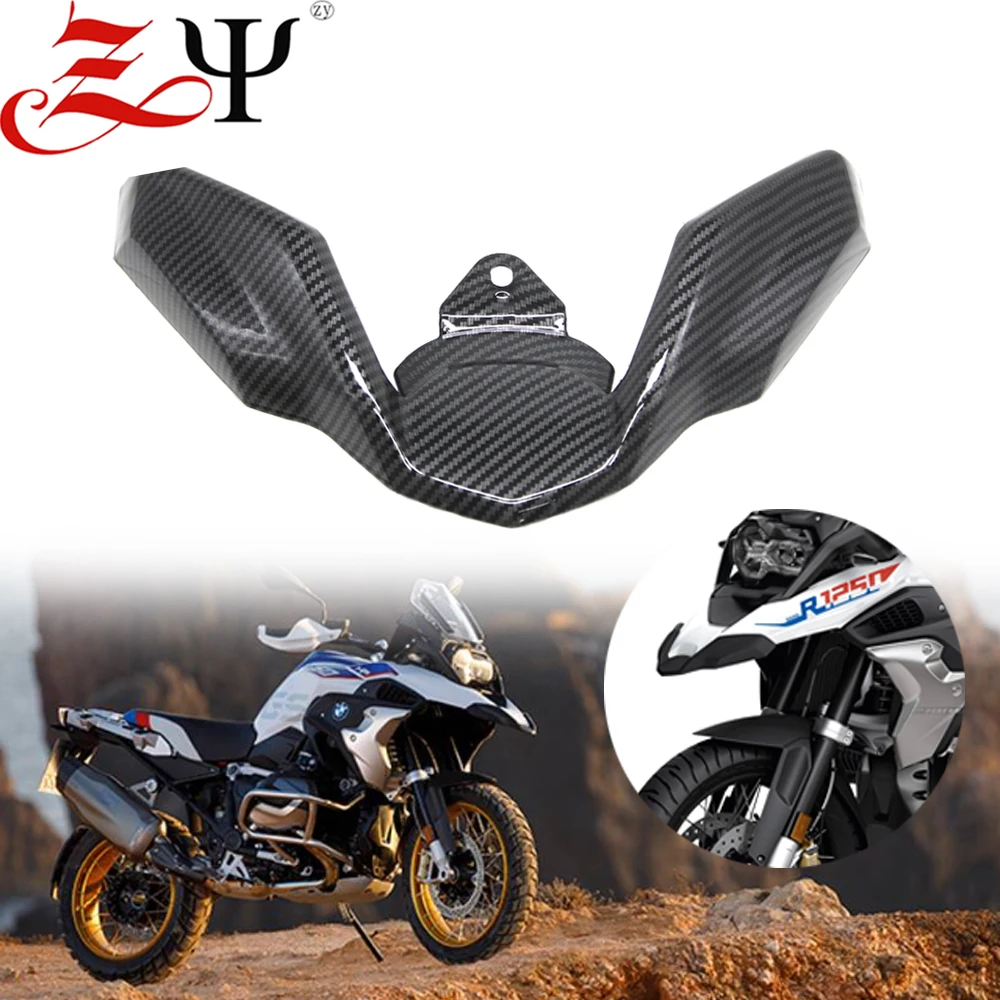 

R1200GS R1250GS Carbon Look Front Beak Fairing Extension Wheel Extender Cover For BMW R 1250 GS R 1200GS R 1200 GS LC 2019-2021