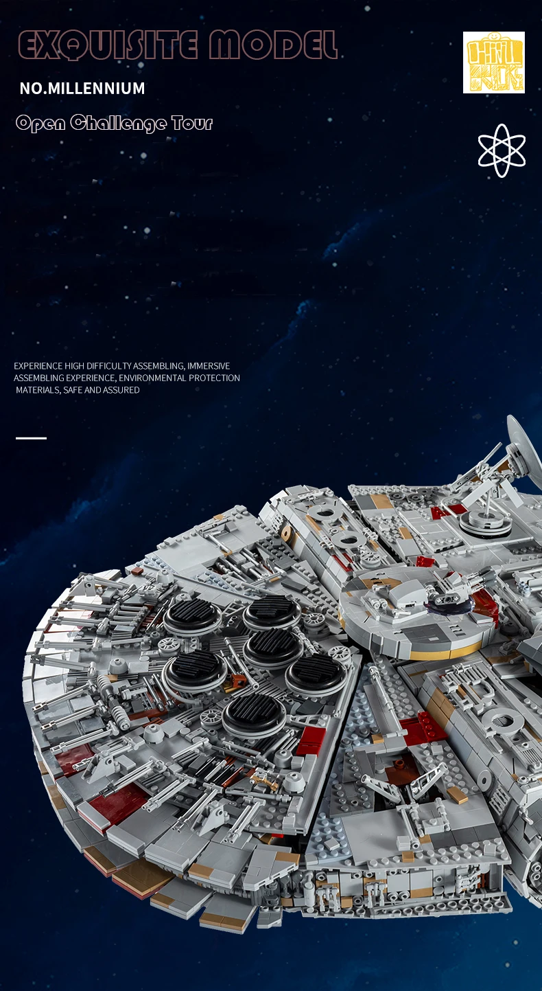 Blocos de Construção para Star Destroyer o Millennium Molde Coleção Brinquedos Tijolos Crianças Aniversário Presentes Natal Rei Moc 21026 3 Computers & Electronics