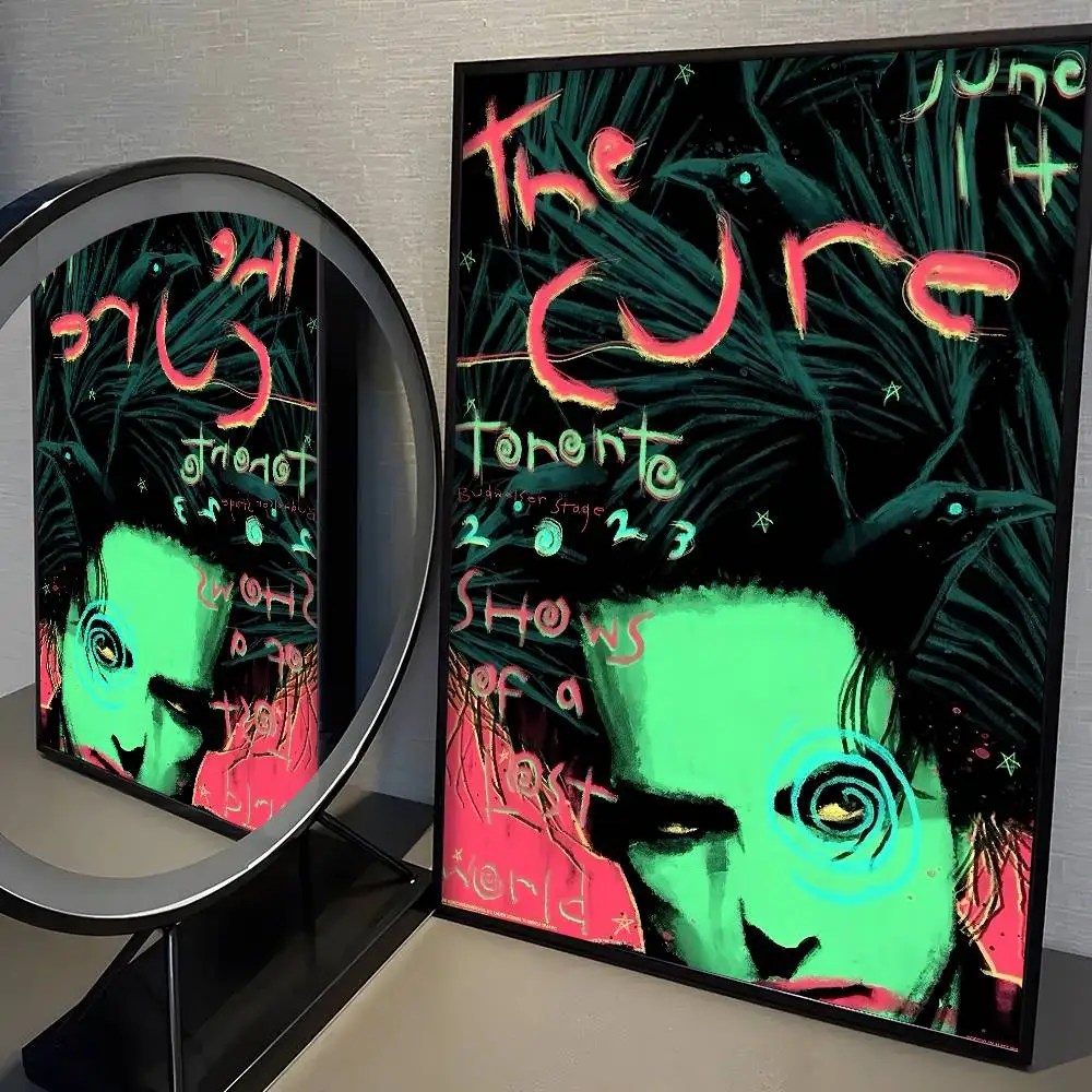 Rock Band THE C_CURE Poster Aufkleber Vintage Film Poster Druck wasserdichte Wandkunst für Wohnzimmer Schlafzimmer Home Decor – Detail 9
