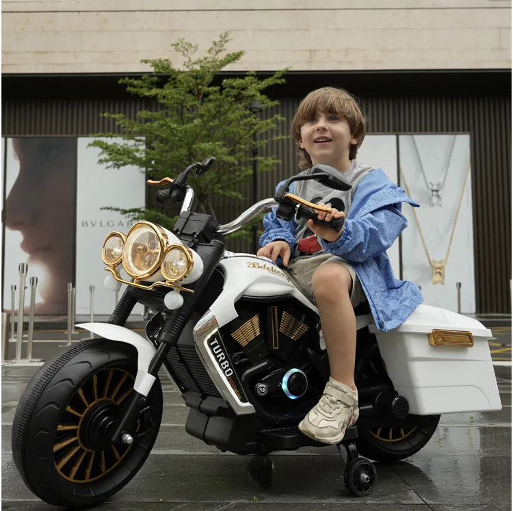 Male And Female Children's Baby Toy Electric Motorcycle Tricycle Can Sit On Adult Sized Retro Scooter 2