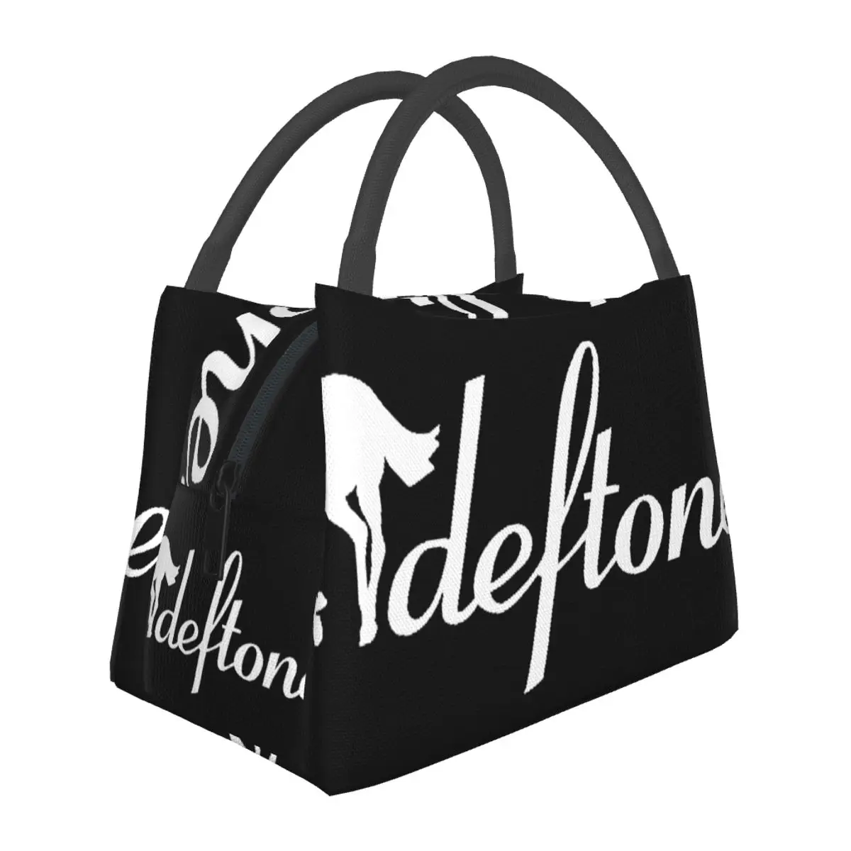 Deftones Logo Portable insulation bag for Cooler Thermal Food Office Pinic Container