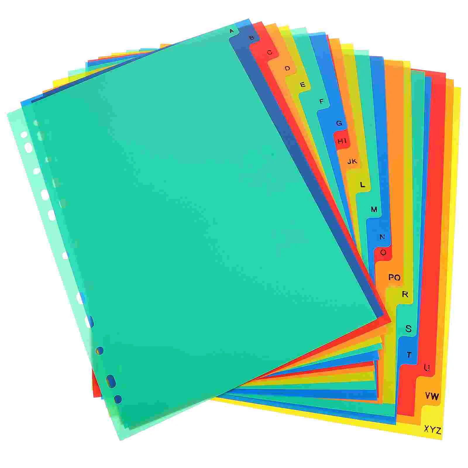 Binder Dividers Folder A4 Separated Loose Leaf Labels Partition Loose-leaf Page Markers Notebook