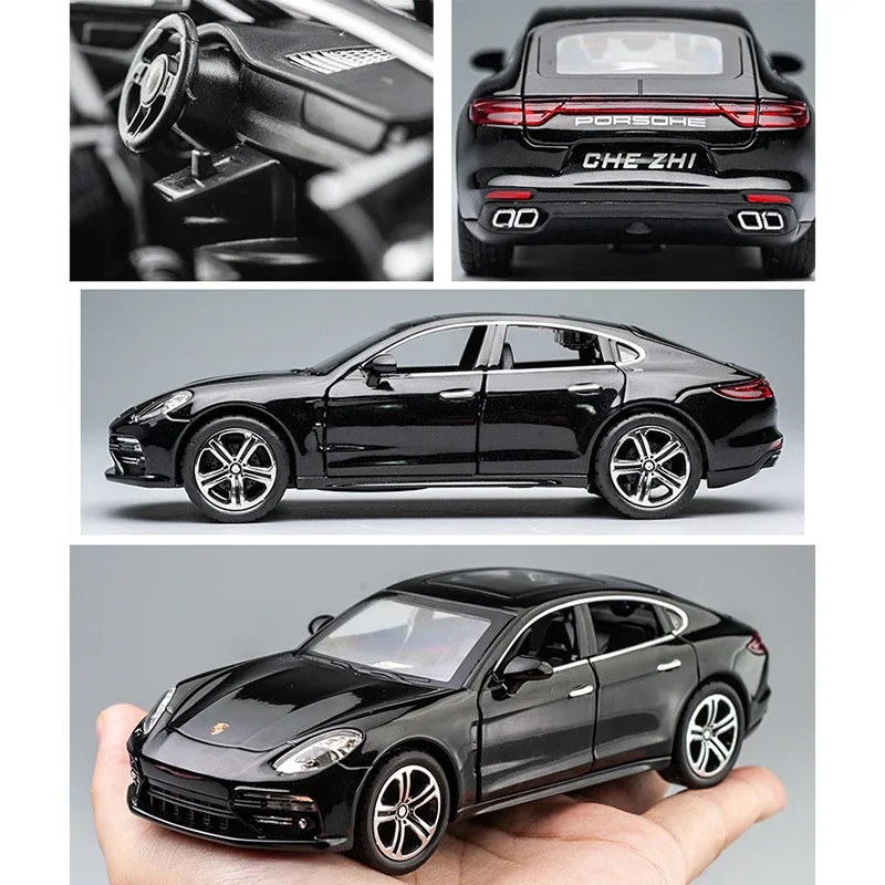 1:32 Porsche Panamera Handmade Metal Simulation Car Model For Model Car Simulation Vehicle Children's Boy Toy Car 4