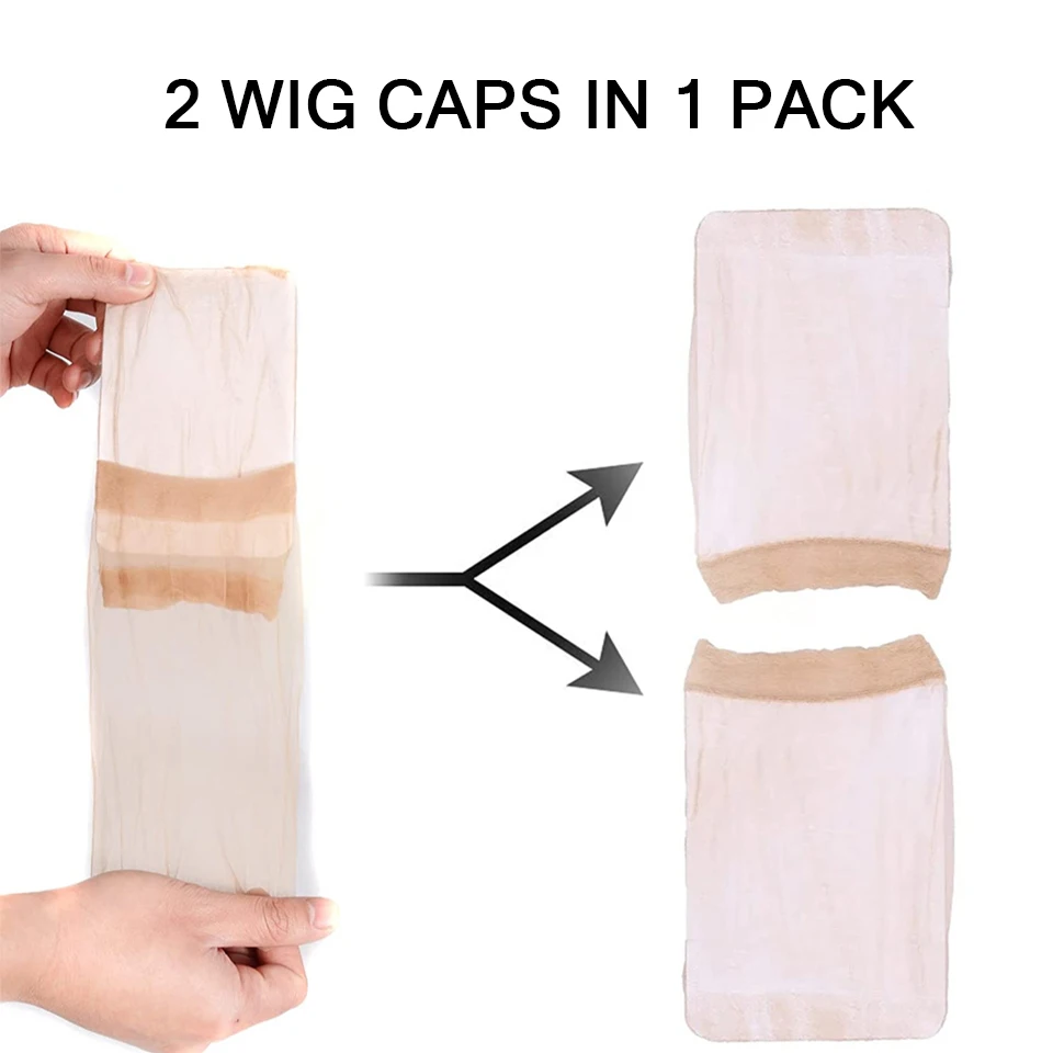 Cheap Hd Wig Thin Stocking Cap Wig Deluxe Cap Hair Net for Weave Nylon Stretch Mesh Hd Caps for Wigs wig caps nylon stocki caps