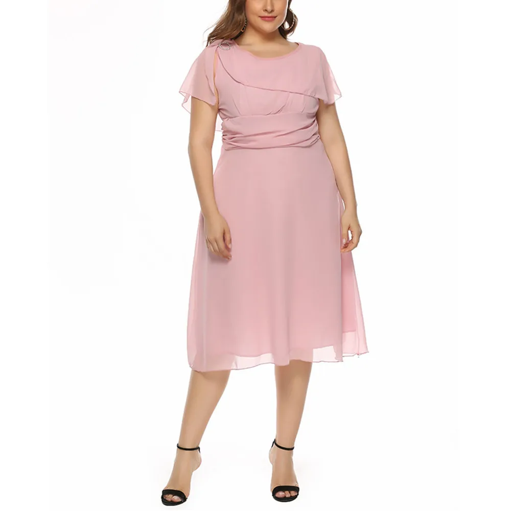 

Elegant Temperament Dress A-line Long Skirt Fashion Casual Ladies Dress Women's Clothing