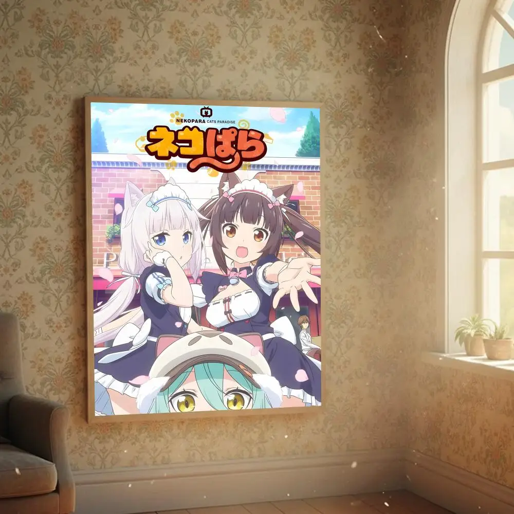 Poster Home selbstklebender, wasserfester Wandaufkleber, ästhetische Dekoration für Wohnzimmer, Schlafzimmer und Bar A-Nekopara – Detail 17