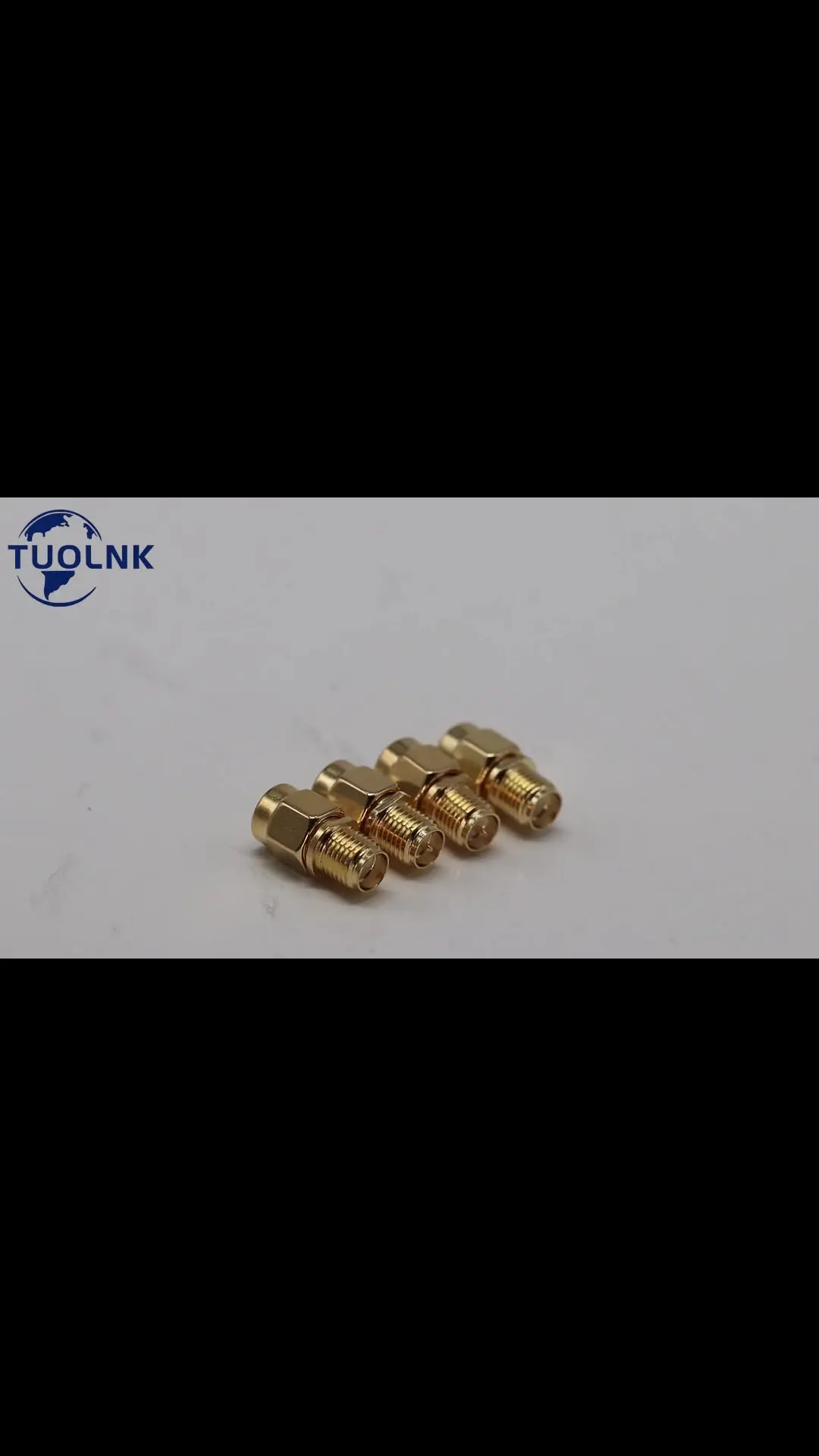 Vikye Set 5 Adattatori Coassiali SMA Maschio A RP-SMA Femmina - Connettori RF 50ohm 0-6GHz Placcati Oro