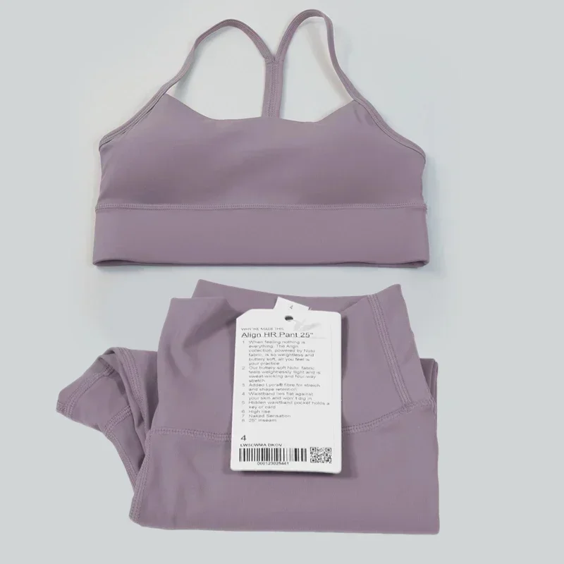 women 2 Pieces Yoga Set Women Sportswear Gym Top Y-shape Bra Fitness High Waist Leggings Workout Sports Clothes Tracksuits