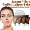 Summer Fridays Vanilla Beige Lip Balm Mini Lip Gloss Set Moisturizing Transparent Smooth Soft Tube Mirror Lipstick Makeup Set 3