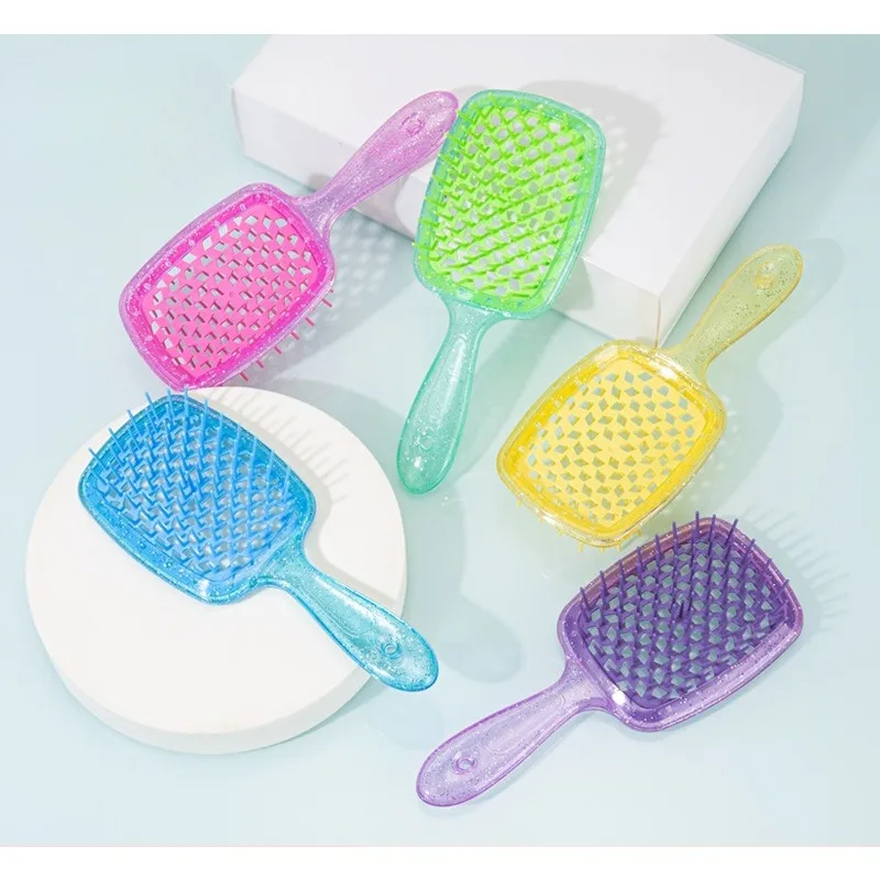 Hair Comb Detangling Tangled Hair Comb Hollow Out Massage Combs Anti-static Hair Comb Salon Hairdressing Styling Tools 3