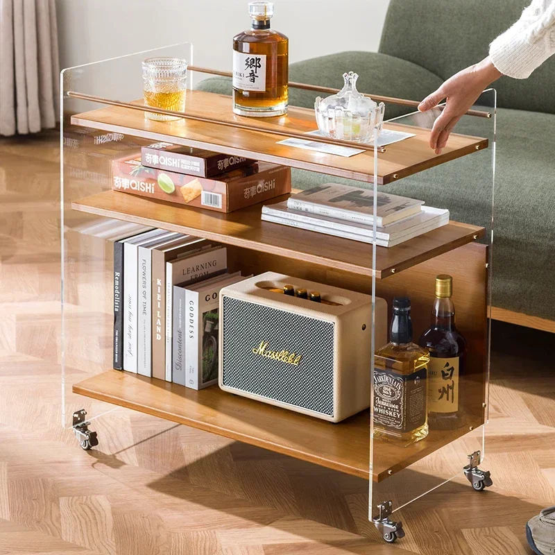 &Icirc;les de cuisine Kitchen Islands Serving Groceries Outdoor Nordic Candy Tea Trolley Living Room Wagen Mit Rollen Home Furniture