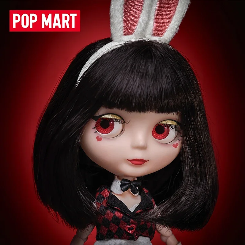 POP MART Blythe Miss Rabbit Movable Doll BJD Set Dress Toy Kawaii 