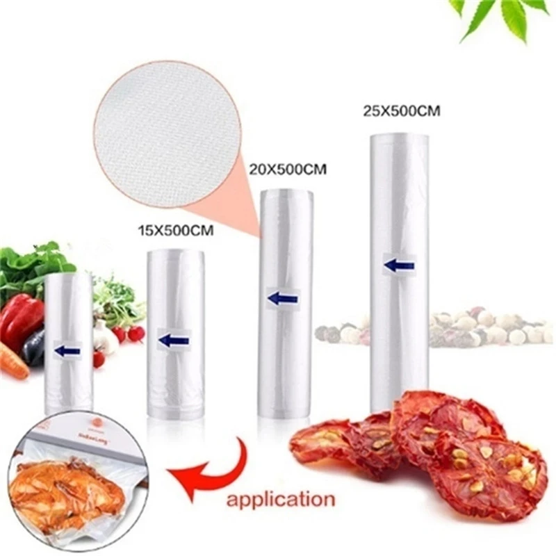 Vacuum Sealer Plastic Storage Bag - Vacuum Seal Bags Food Rolls Saver  Household - Aliexpress