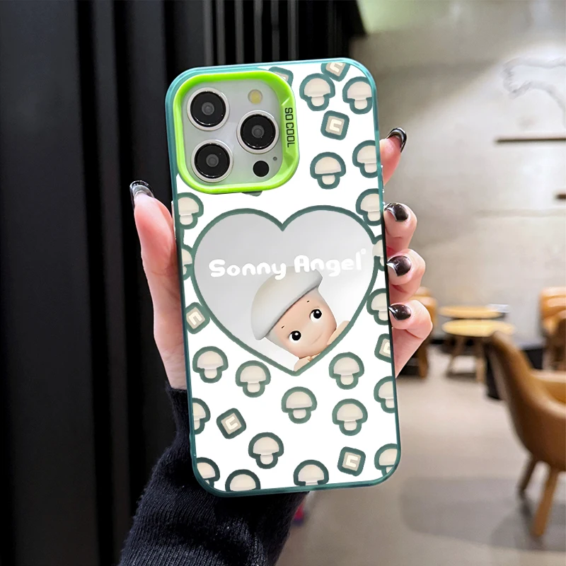 thumbnail image 1 of Funda protectora a prueba de golpes para iPhone, carcasa de protección trasera con diseño de s-katarina Angel para iPhone 16, 15, 14, 13, 12, 11 Pro Max, XS, X, XR, 8, 7 Plus, SE 2020, 1 of 5