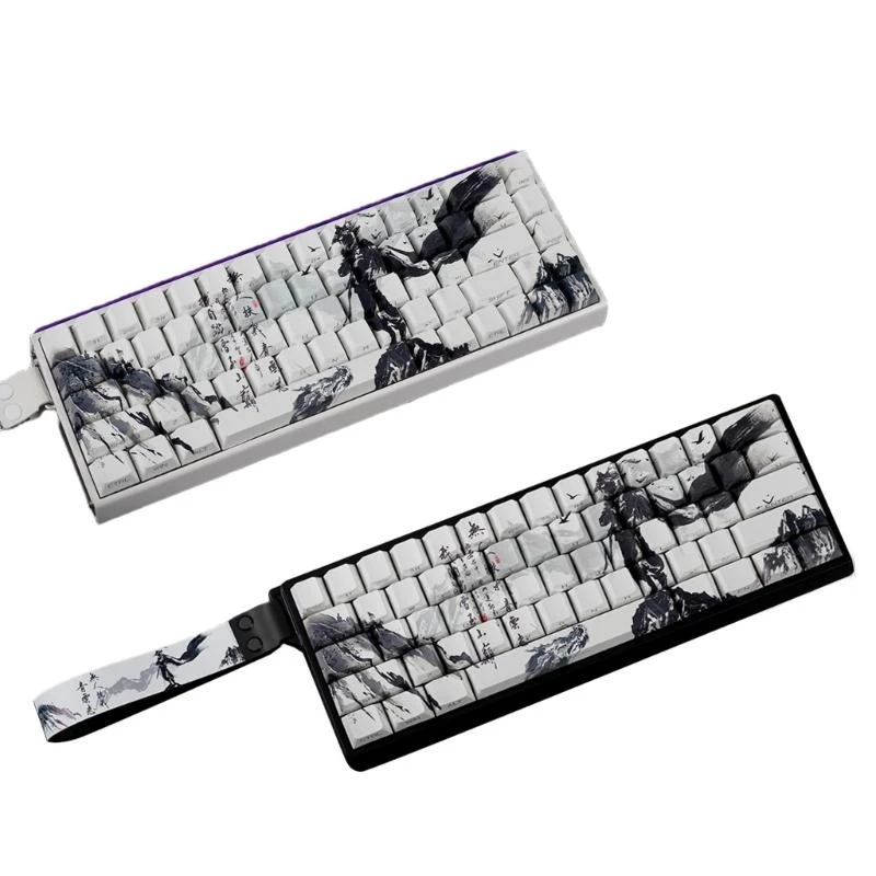 R53C Original-Profil-PBT-Tastenkappe mit Farbstoff-Sublimationsdruck für mechanische Tastaturen – Detail 8