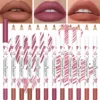 12 color lipliner waterproof, sweat resistant, non staining cup nude lipstick pen set Valentine's Day gift 2