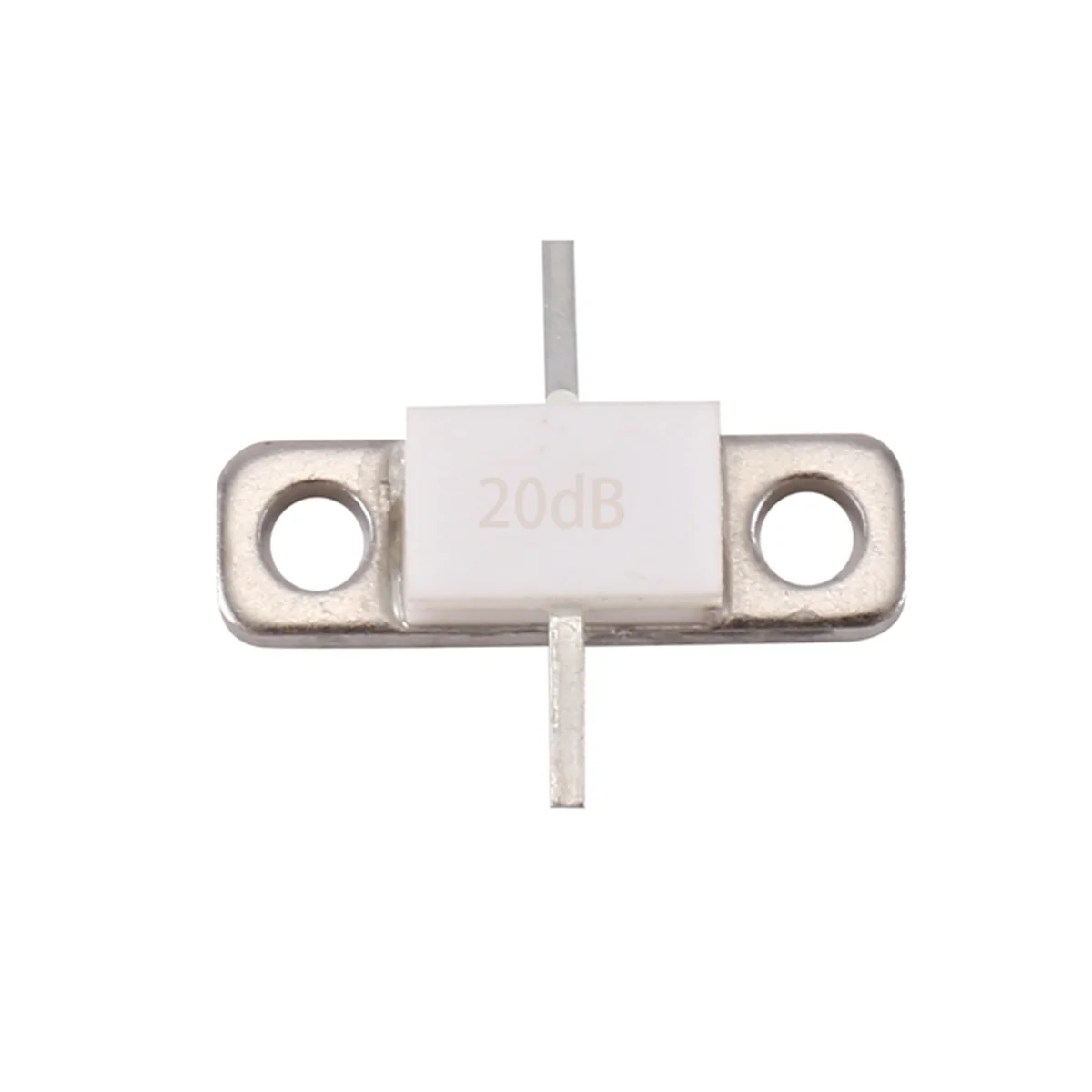 High Power 100W Flanged Attenuator, 20dB, DC-3.0 GHz, 50 Ohms, Low VSWR