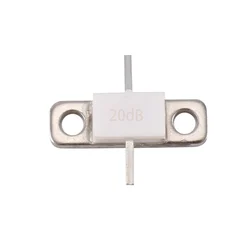 High Power 100W Flanged Attenuator, 20dB, DC - 3.0 GHz, 50 Ohms, Low VSWR