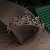 Romantic Princess Crown for Girls Handmade Rhinestone Tiara Pearl Headband For Birthday Wedding Party Accessories Jewelry Gifts 5