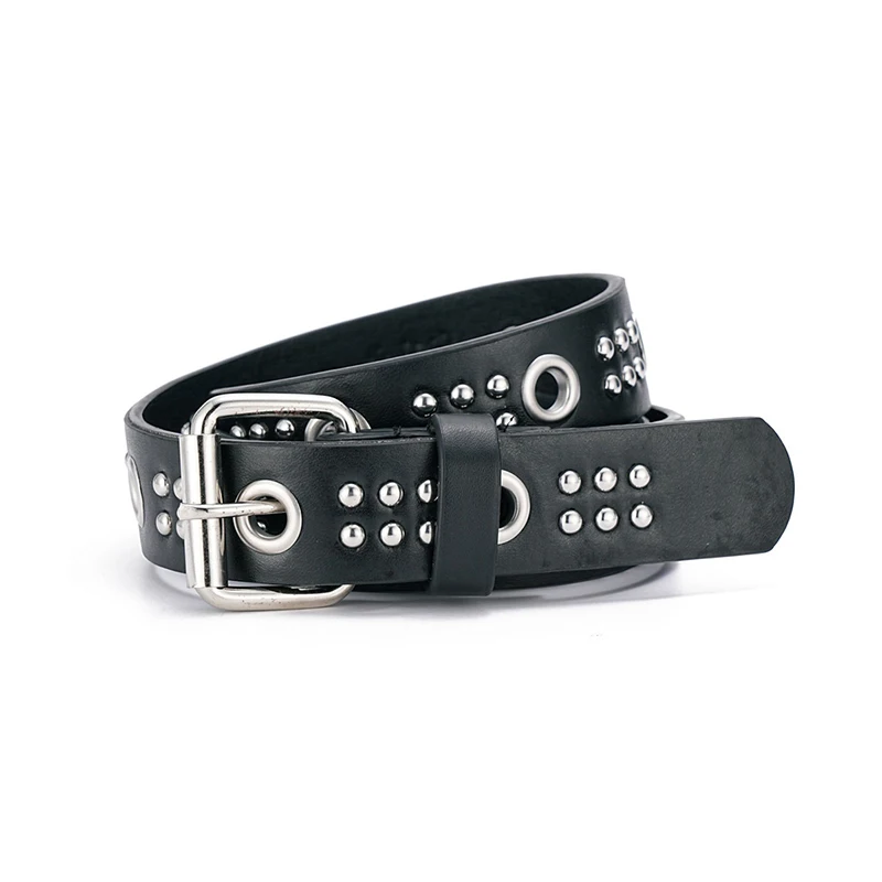 1pc Fashion New Metal Belt Men And Women Punk Hardware Jeans Belt Y2K Designer Belt Women's Belt