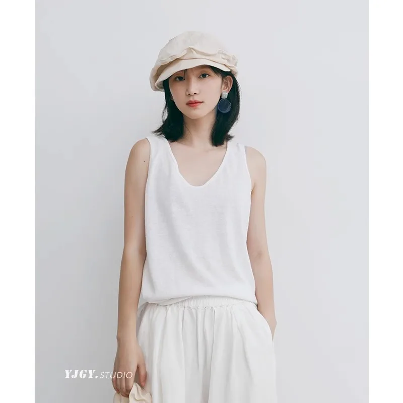 Breathable linen loose-fitting vintage Cloud Hat Artsy Day Painter hat Adjustable Newsboy hat ladies summer