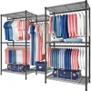 Clothes Rack Clothing Rack 900 LBS Clothing Racks for Hanging Clothes Heavy Duty Clothes Rack Freestanding Wardrobe Closet 2