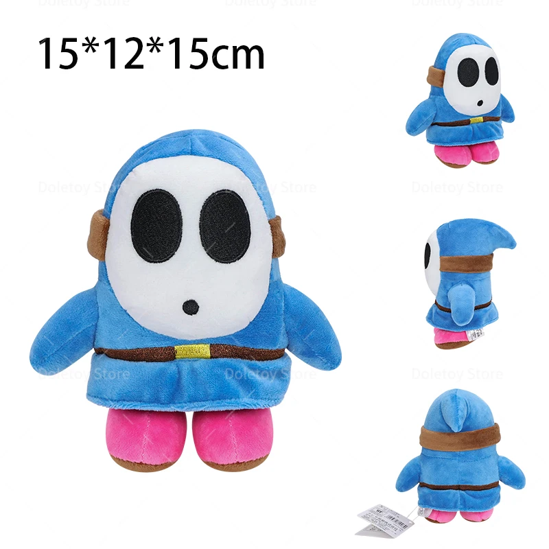 7 Styles New Game Plush Toys Black Shy Guy Blue Shy Guy Eddy the