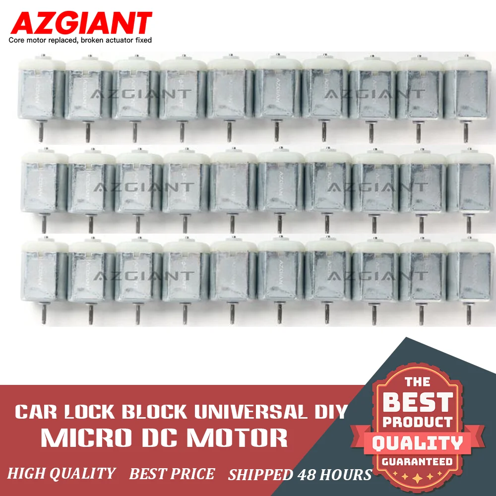 

AZGIANT 30/40pcs High-Speed Motor Central Locking Door Lock Rearview Mirror Folding For FC280 Flat Carbon Brush Micro DC 12V