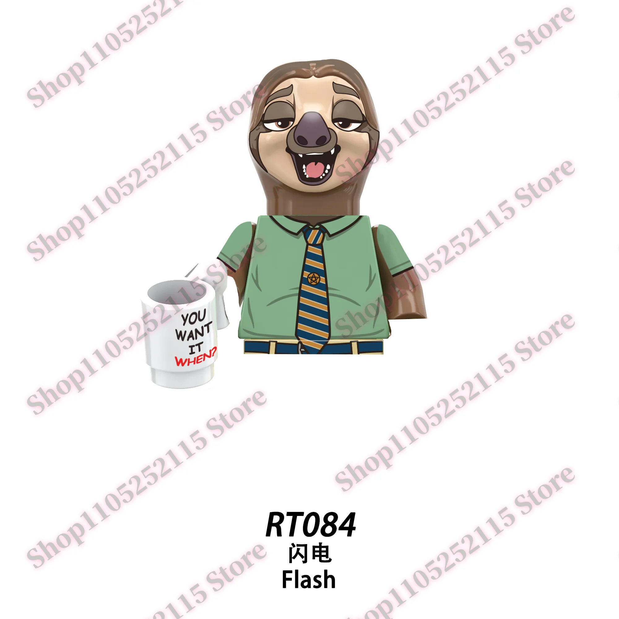 디즈니 빌딩 블록 장난감 Zootopia Story Frozen Stitch Buzz Lightyear Kids 미니 브릭 세트 인형 장난감 수집품 선물 블록